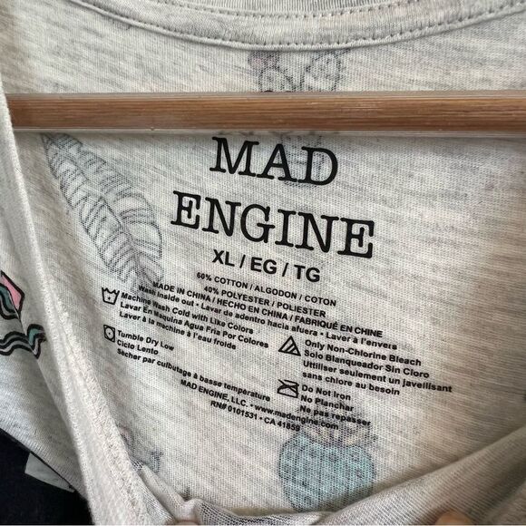 MAD Engine Gray Crazy Plant Lady Tee - Picture 2 of 2